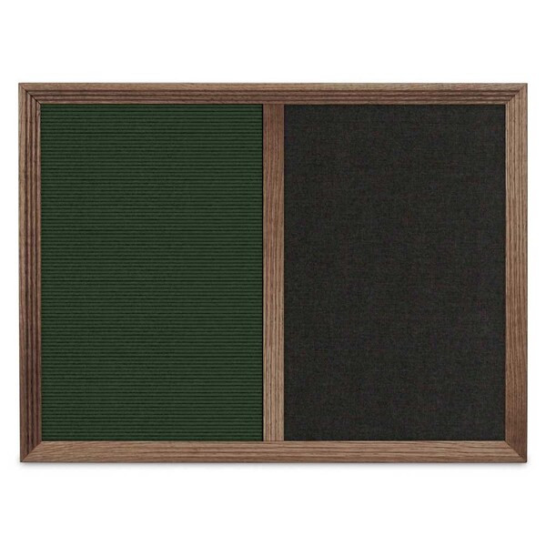 Enclosed Corkboard, 1 Door, 60"x36", 4" Fra